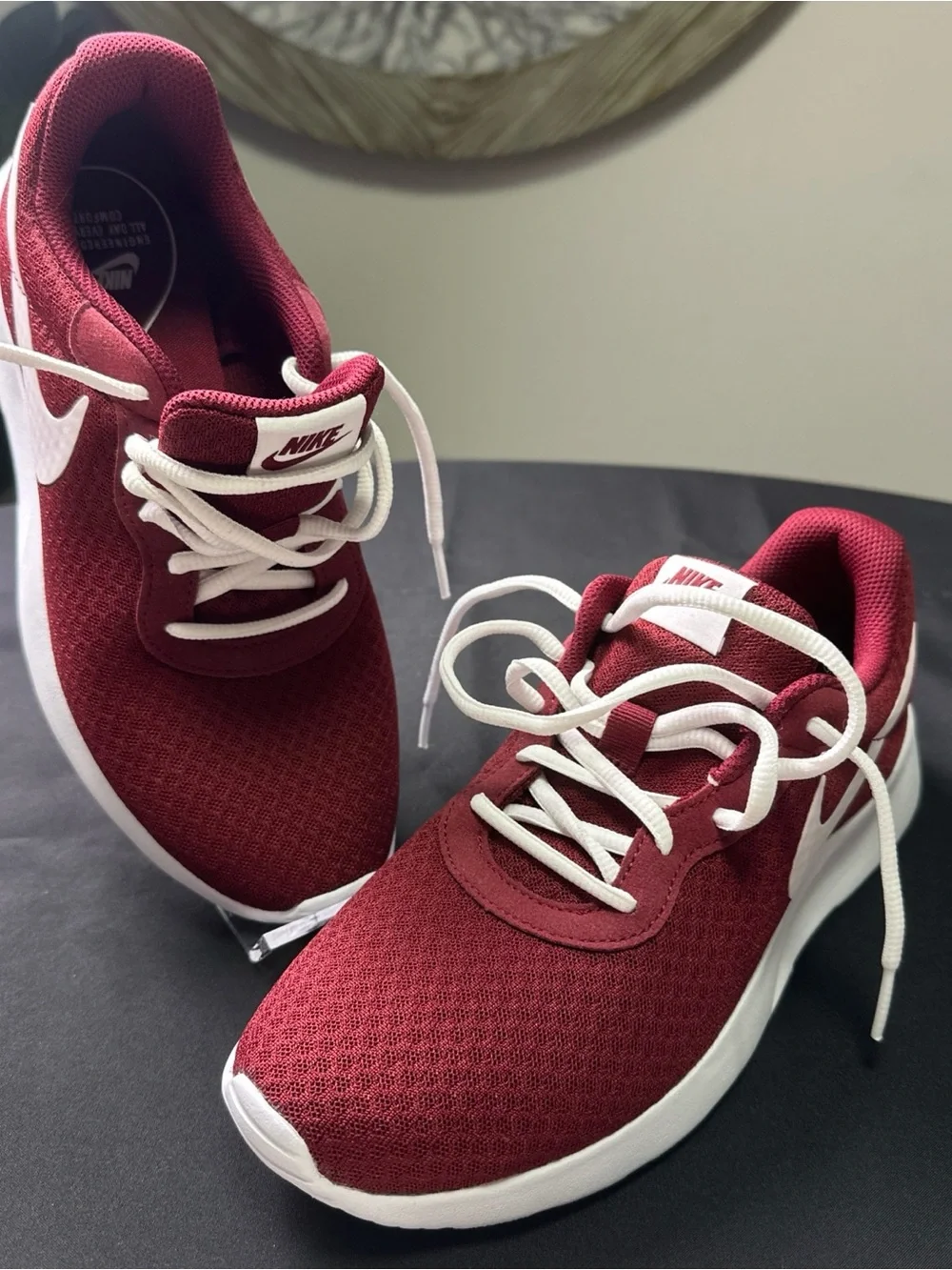 Nike Women's Burgundy and White Athletic Sneakers NWOT